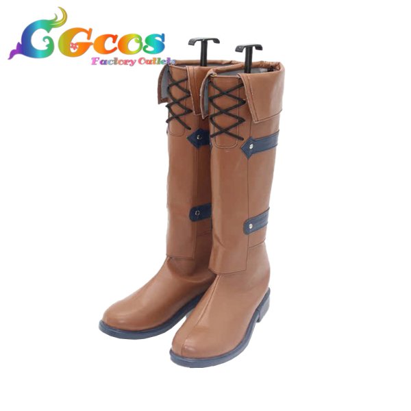 画像4: 崩壊3rd コスプレ靴 符華(Fu Hua) 戦乙女・迅羽 コスプレブーツ コスプレ衣装 (4)