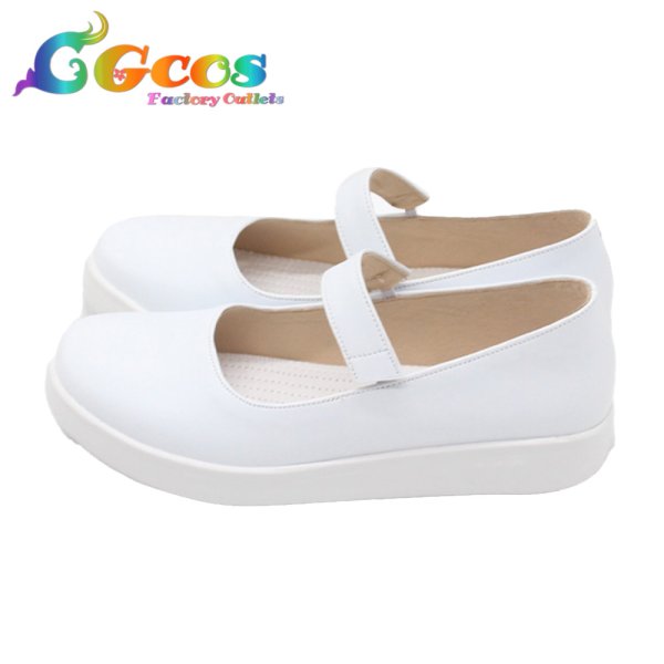 画像3: バーチャルYouTuber コスプレ靴 VTuber がうる・ぐら (Gawr Gura) 制服衣装 コスプレブーツ コスプレ衣装 (3)