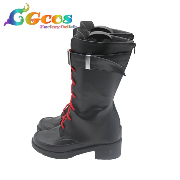 画像2: バーチャルYouTuber コスプレ靴 VTuber アンジュ・カトリーナ チャイナドレス コスプレブーツ コスプレ衣装 (2)