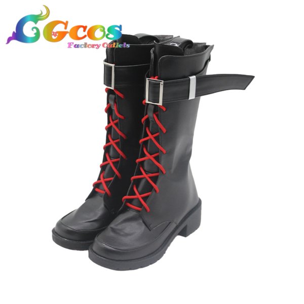 画像3: バーチャルYouTuber コスプレ靴 VTuber アンジュ・カトリーナ チャイナドレス コスプレブーツ コスプレ衣装 (3)