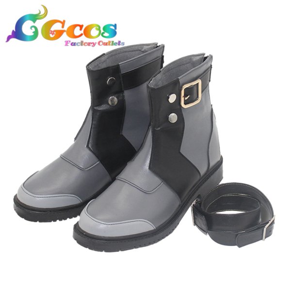 画像2: 崩壊：スターレイル　コスプレ靴　ルカ　コスプレブーツ　コスプレ衣装 (2)