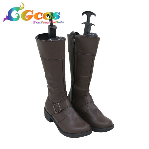 画像3: 月姫　コスプレ靴　アルクェイド・ブリュンスタッド　コスプレブーツ　コスプレ衣装 (3)