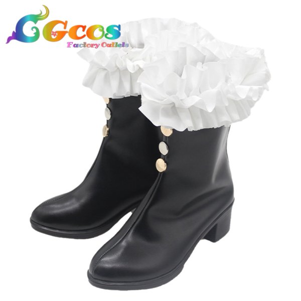 画像2: ラブライブ！蓮ノ空女学院スクールアイドルクラブ　コスプレ靴　4thシングル　月夜見海月　日野下花帆　乙宗梢　百生吟子　コスプレブーツ　コスプレ衣装 (2)