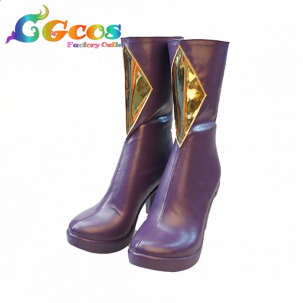 画像2: しゅごキャラ! コスプレ靴 ほしな歌唄 ダークジュエル コスプレブーツ コスプレ衣装 (2)