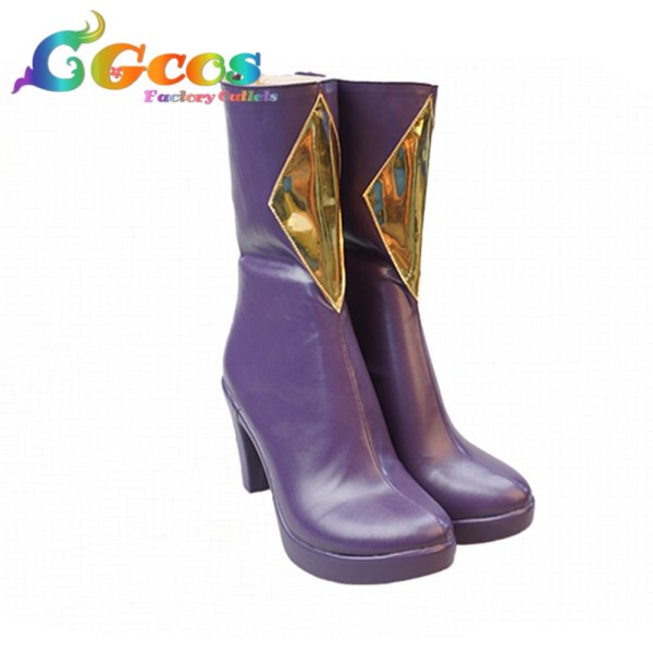 画像4: しゅごキャラ! コスプレ靴 ほしな歌唄 ダークジュエル コスプレブーツ コスプレ衣装 (4)