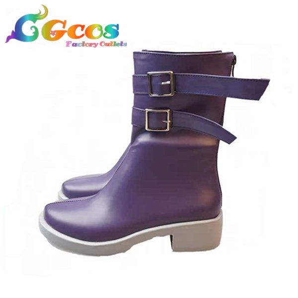 画像2: 魔入りました!入間くん コスプレ靴 ナベリウス・カルエゴ コスプレブーツ コスプレ衣装 (2)