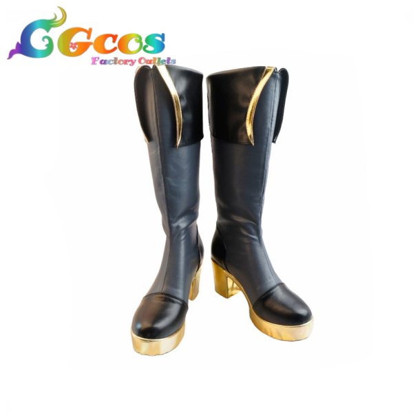 画像3: 原神(げんしん) コスプレ靴 ディルック レッドデッドオブナイト コスプレブーツ コスプレ衣装 (3)