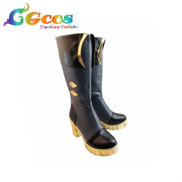 画像5: 原神(げんしん) コスプレ靴 ディルック レッドデッドオブナイト コスプレブーツ コスプレ衣装 (5)