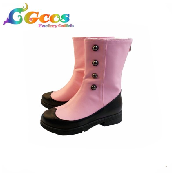 画像4: カードキャプターさくら コスプレ靴 木之本桜 黒猫風 コスプレブーツ コスプレ衣装 (4)