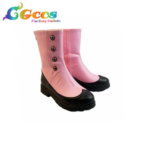 画像5: カードキャプターさくら コスプレ靴 木之本桜 黒猫風 コスプレブーツ コスプレ衣装 (5)