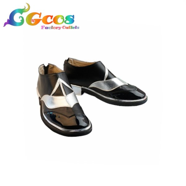 画像2: 原神(げんしん) コスプレ靴 アルベド コスプレブーツ コスプレ衣装 (2)