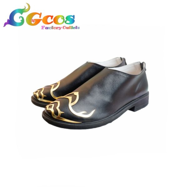 画像3: 夢王国と眠れる100人の王子様 コスプレ靴 セバスチャン・ミカエリス 黒執事コラボ コスプレブーツ コスプレ衣装 (3)