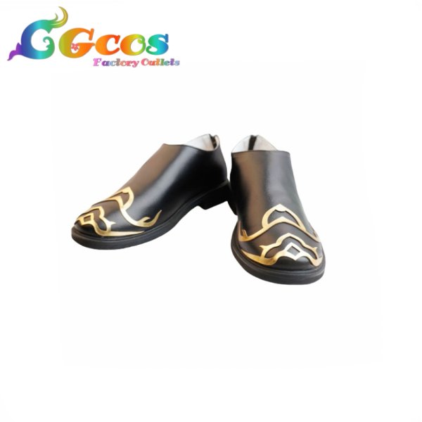 画像4: 夢王国と眠れる100人の王子様 コスプレ靴 セバスチャン・ミカエリス 黒執事コラボ コスプレブーツ コスプレ衣装 (4)