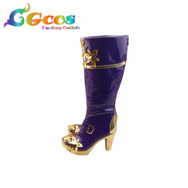 画像2: IdentityV 第五人格 コスプレ靴 空軍(マーサ・べハムフィール) 菖蒲 コスプレブーツ コスプレ衣装 (2)