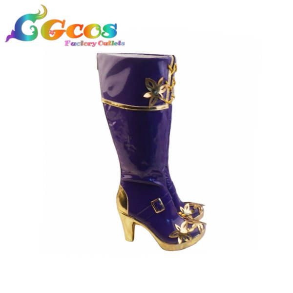 画像4: IdentityV 第五人格 コスプレ靴 空軍(マーサ・べハムフィール) 菖蒲 コスプレブーツ コスプレ衣装 (4)