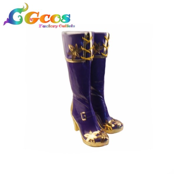 画像5: IdentityV 第五人格 コスプレ靴 空軍(マーサ・べハムフィール) 菖蒲 コスプレブーツ コスプレ衣装 (5)