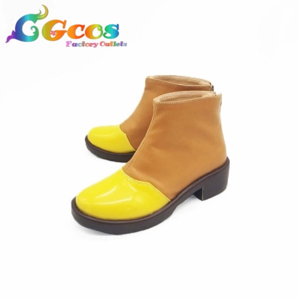 画像2: 文豪ストレイドッグス コスプレ靴 中原中也 コスプレブーツ コスプレ衣装 (2)