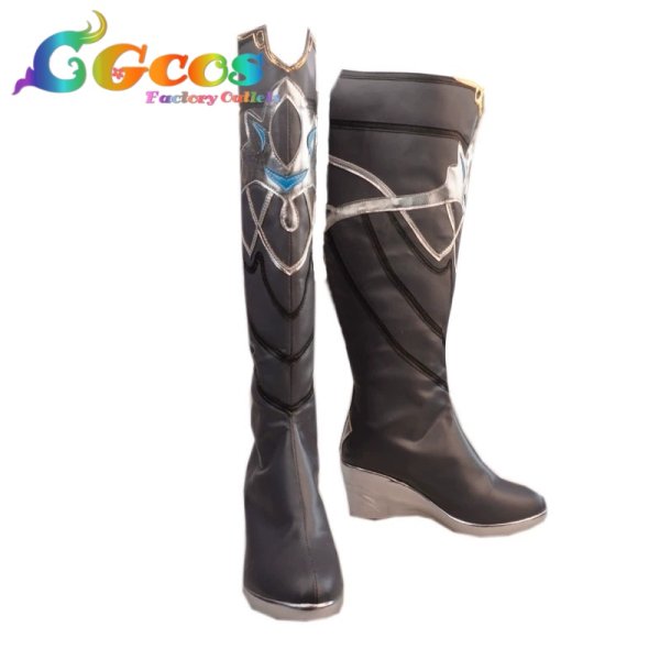 画像3: 原神(げんしん) コスプレ靴 アルベド コスプレブーツ コスプレ衣装 (3)