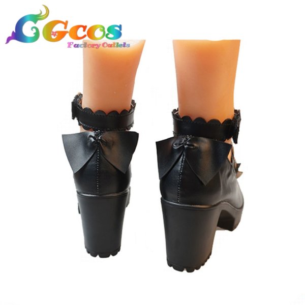 画像4: バーチャルYouTuber コスプレ靴 VTuber マリア マリオネット(Maria Marionette) コスプレブーツ コスプレ衣装 (4)