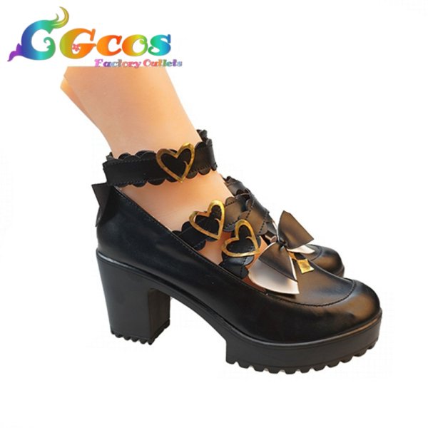 画像5: バーチャルYouTuber コスプレ靴 VTuber マリア マリオネット(Maria Marionette) コスプレブーツ コスプレ衣装 (5)