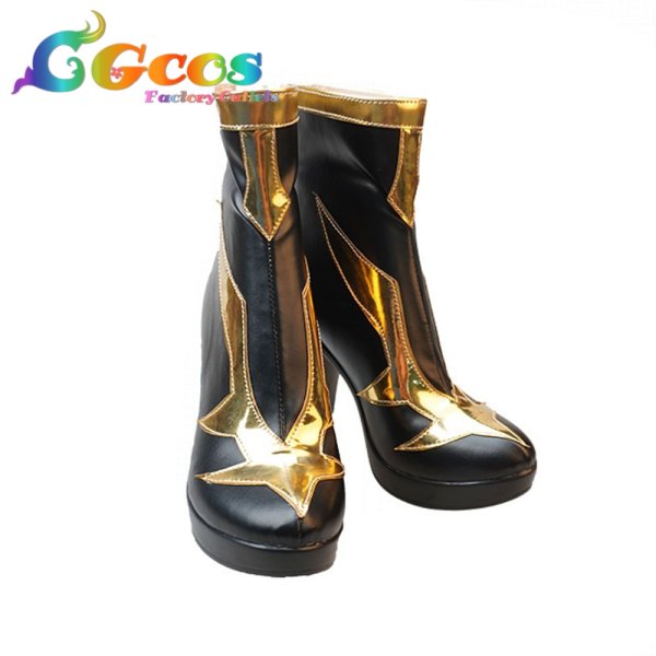 画像3: コードギアス 反逆のルルーシュ コスプレ靴 C.C. コスプレブーツ コスプレ衣装 (3)