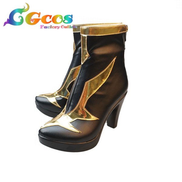 画像5: コードギアス 反逆のルルーシュ コスプレ靴 C.C. コスプレブーツ コスプレ衣装 (5)