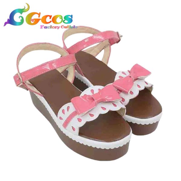 画像3: プリンセスコネクト！　コスプレ靴　水着マホ(サマー)　コスプレブーツ　コスプレ衣装 (3)