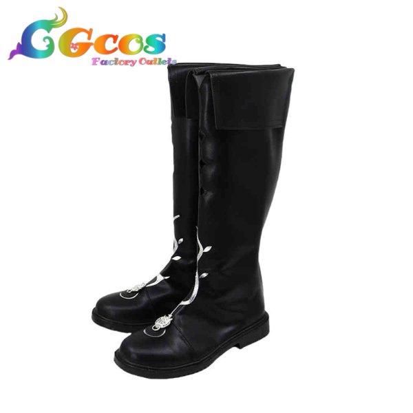 画像4: アークナイツ コスプレ靴 荒廃ラップランド コスプレブーツ コスプレ衣装 (4)