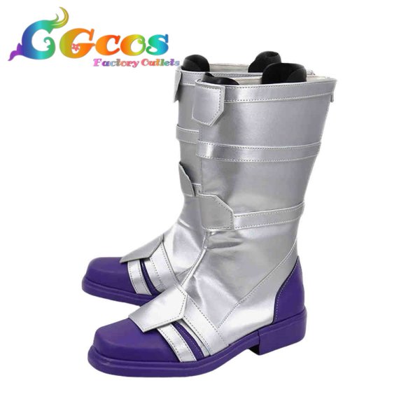 画像3: 獣拳戦隊ゲキレンジャー コスプレ靴 深見ゴウ コスプレブーツ コスプレ衣装 (3)