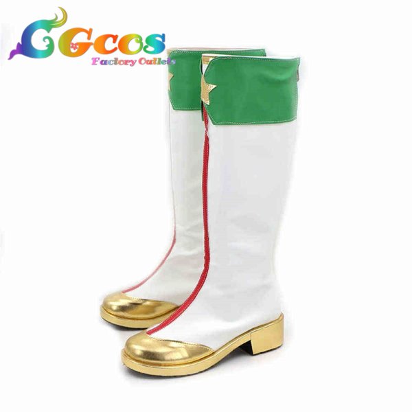 画像4: コスプレ靴 うずまきクシナ コスプレブーツ コスプレ衣装 (4)