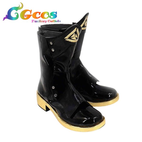 画像2: アークナイツ コスプレ靴 ビーズワクス コスプレブーツ コスプレ衣装 (2)