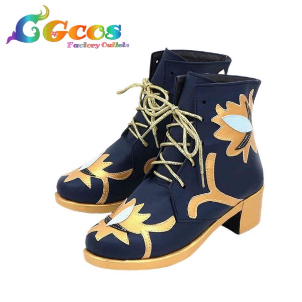 画像2: あんさんぶるスターズ! コスプレ靴 戴く冠◆決意のギャンビット Luminous Crown 朱桜司 月永レオ 鳴上嵐 瀬名泉 朔間凛月 コスプレブーツ コスプレ衣装 (2)