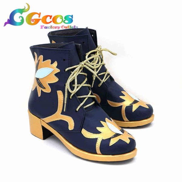 画像4: あんさんぶるスターズ! コスプレ靴 戴く冠◆決意のギャンビット Luminous Crown 朱桜司 月永レオ 鳴上嵐 瀬名泉 朔間凛月 コスプレブーツ コスプレ衣装 (4)