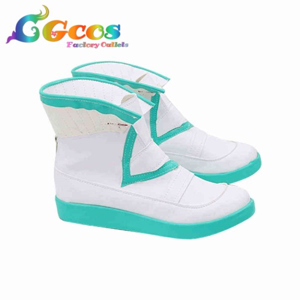 画像2: VOCALOID5　コスプレ靴　言和　コスプレブーツ　コスプレ衣装 (2)