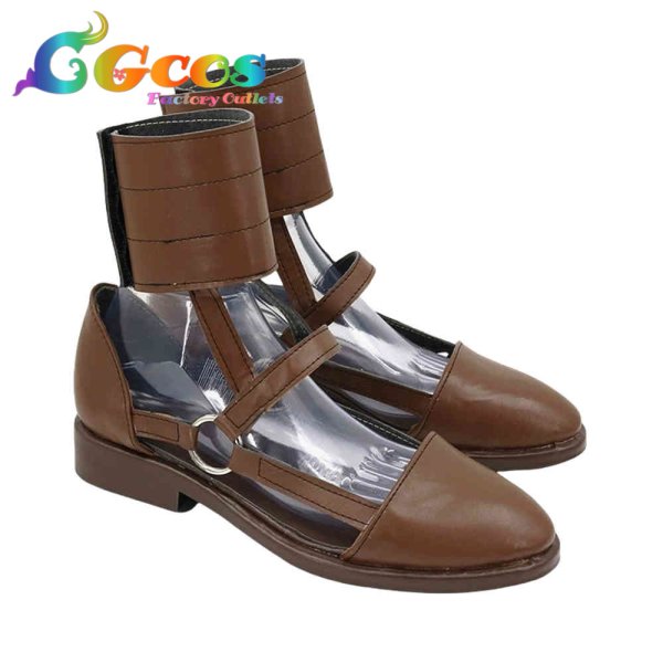 画像4: 無職転生 〜異世界行ったら本気だす〜 コスプレ靴 エリス・ボレアス・グレイラット コスプレブーツ コスプレ衣装 (4)