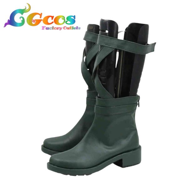 画像2: 聖闘士星矢 コスプレ靴 牡羊座のムウ 私服 コスプレブーツ コスプレ衣装 (2)