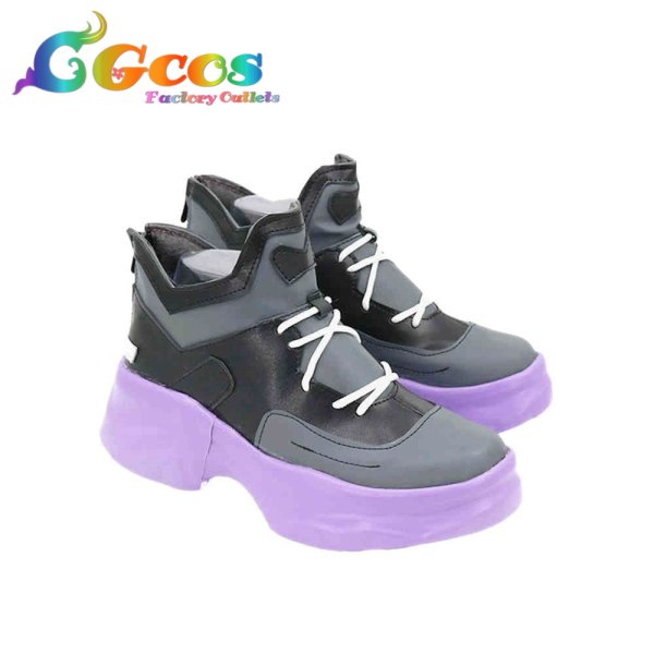 画像2: エターナルリターン コスプレ靴 デビー コスプレブーツ コスプレ衣装 (2)