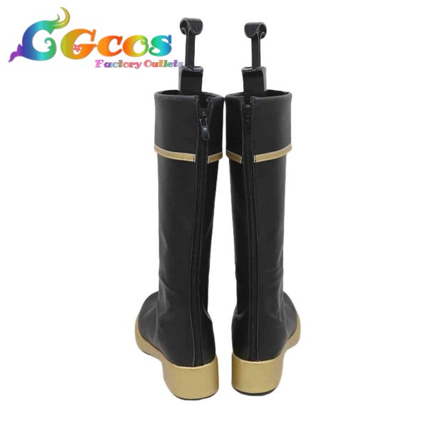 画像3: ブラッククローバー コスプレ靴 ウィリアム・ヴァンジャンス コスプレブーツ コスプレ衣装 (3)