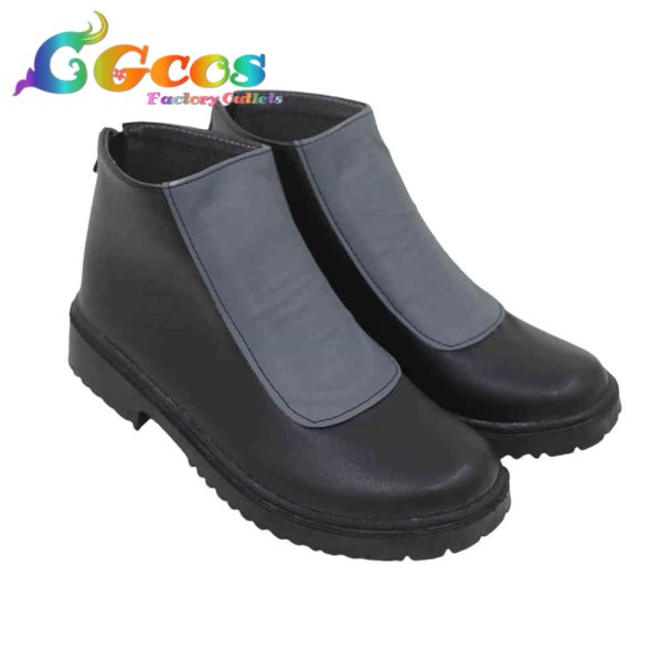 画像4: 文豪ストレイドッグス コスプレ靴 太宰治 探偵社 コスプレブーツ コスプレ衣装 (4)