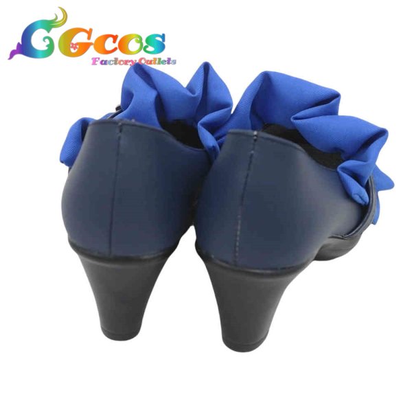 画像2: 黒執事 コスプレ靴 シエルの双子 コスプレブーツ コスプレ衣装 (2)