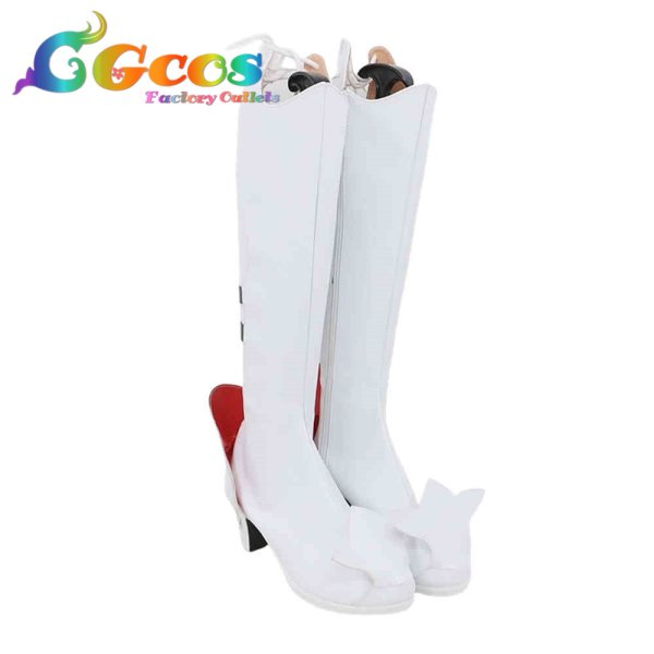 画像2: アークナイツ コスプレ靴 ヴィヴィアナ(燭騎士) コスプレブーツ コスプレ衣装 (2)