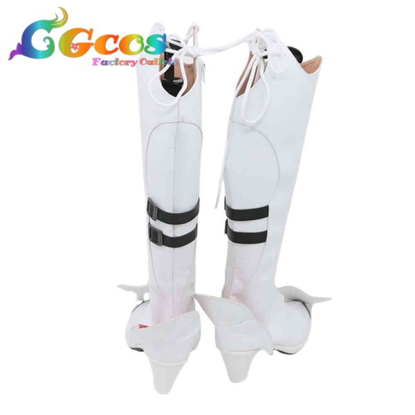 画像3: アークナイツ コスプレ靴 ヴィヴィアナ(燭騎士) コスプレブーツ コスプレ衣装 (3)