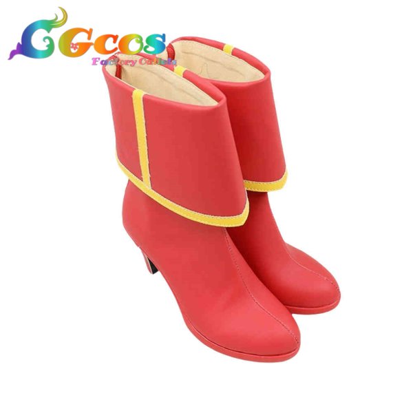 画像2: Fate/Grand Order コスプレ靴 FGO モードレッド 霊基再臨3 コスプレブーツ コスプレ衣装 (2)