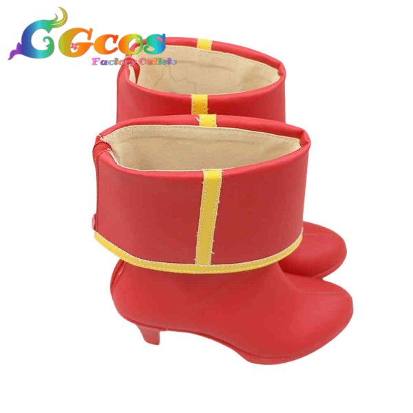 画像3: Fate/Grand Order コスプレ靴 FGO モードレッド 霊基再臨3 コスプレブーツ コスプレ衣装 (3)