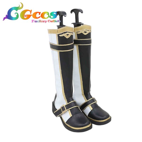 画像4: あんさんぶるスターズ! コスプレ靴 朱桜司 ユニット衣装 コスプレブーツ コスプレ衣装 (4)