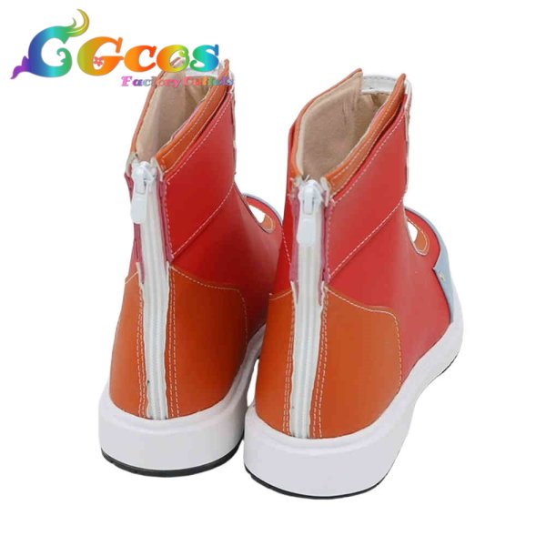 画像2: ロックマンDASH コスプレ靴 ロール・キャスケット コスプレブーツ コスプレ衣装 (2)