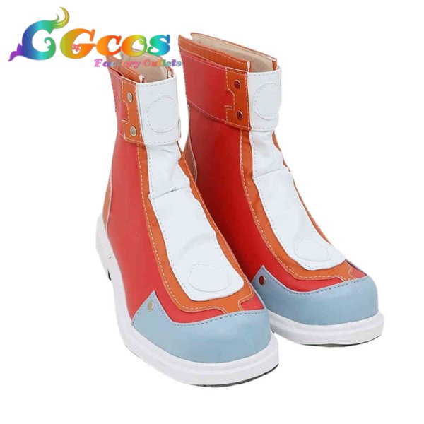 画像4: ロックマンDASH コスプレ靴 ロール・キャスケット コスプレブーツ コスプレ衣装 (4)