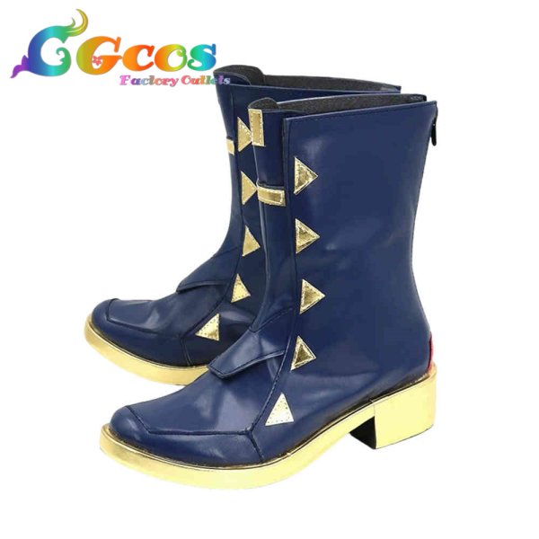 画像2: バーチャルYouTuber　コスプレ靴　VTuber　シェリン・バーガンディ　4周年記念　コスプレブーツ　コスプレ衣装 (2)