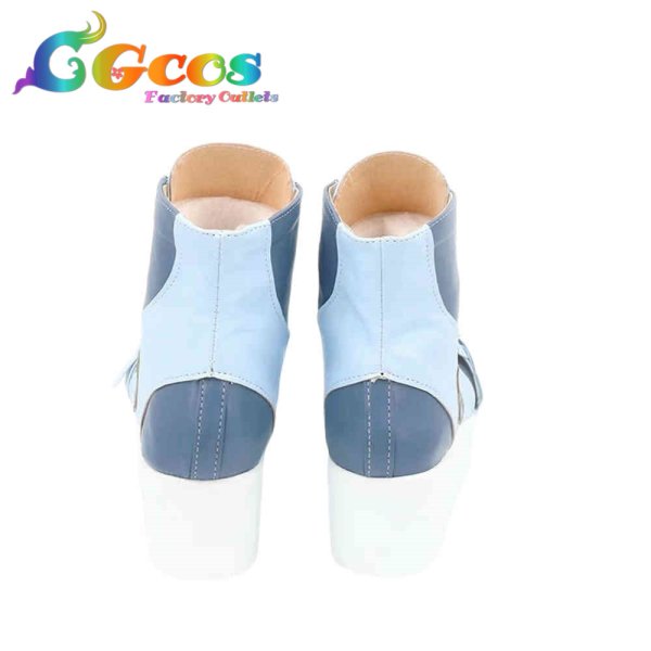 画像4: バーチャルYouTuber コスプレ靴 VTuber 兎咲ミミ ジャージメイド コスプレブーツ コスプレ衣装 (4)