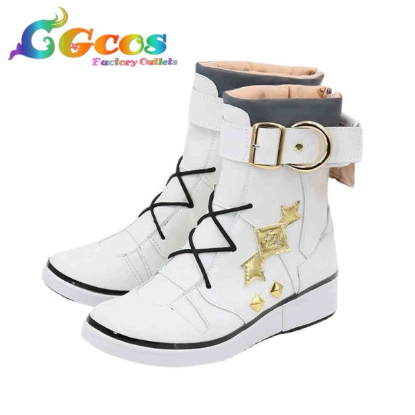 画像3: ファイナルファンタジーXIV コスプレ靴 カジュアルブーツ コスプレブーツ コスプレ衣装 (3)